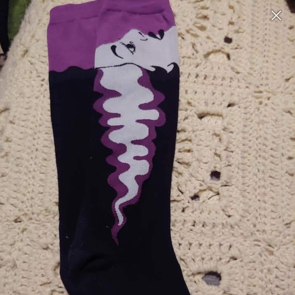 New - Bride of Frankenstein Socks